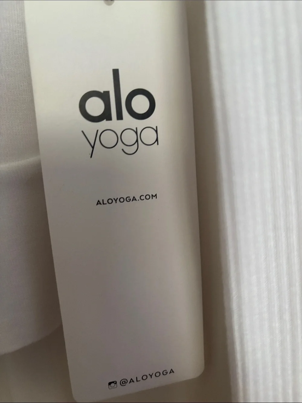ALO New with tags! ALO Yoga White Twist-Knot Long Sleeve Top